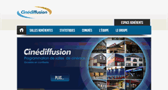 Desktop Screenshot of cinediffusion.fr