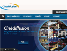 Tablet Screenshot of cinediffusion.fr